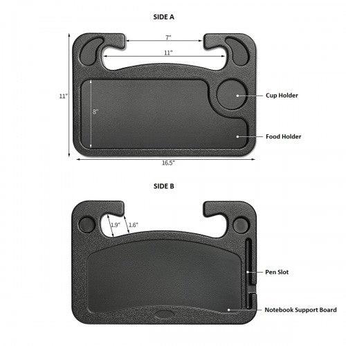 Multi-Purpose Steering Wheel Tray Double-Sided Eating Tray Laptop Desk Workstation - Toytexx Multi-Purpose Steering Wheel Tray Double-Sided Eating Tray Laptop Desk Workstation - Toytexx